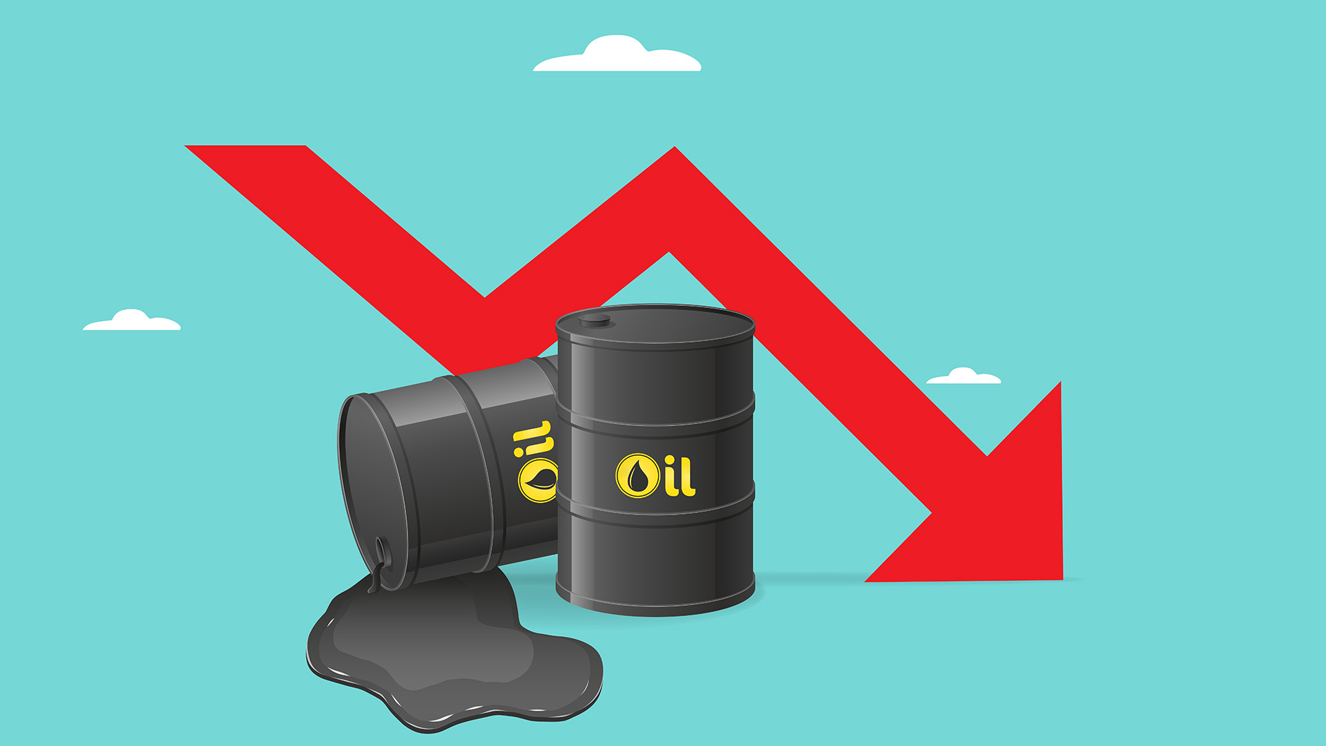 Oil plunge 4% on weak demand outlook and easing geopolitical tensions
