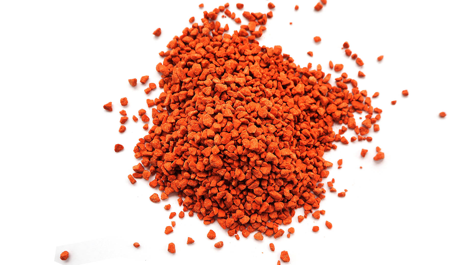 Potash (Mop) fertilizer isolated on white back ground, potassium (K)