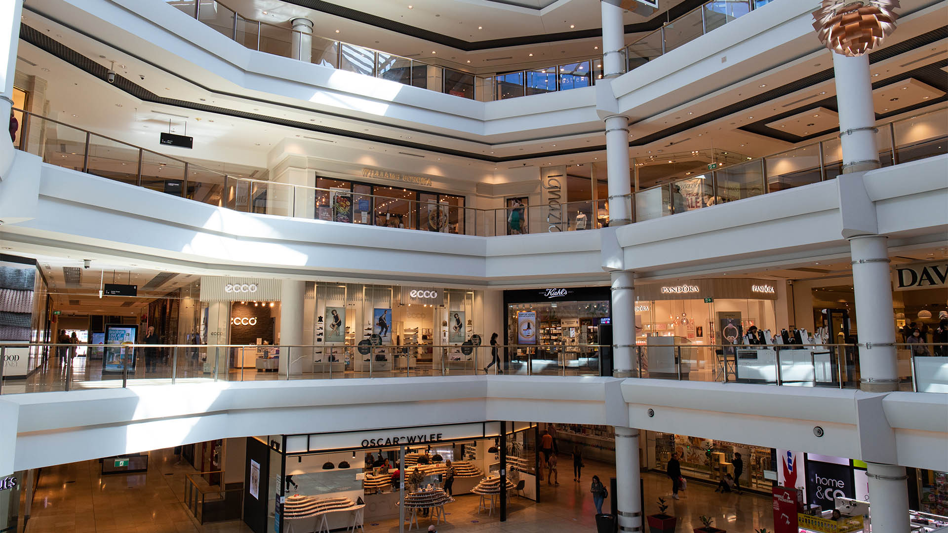 Sydney, Australia - September 5, 2020: Interior view of Chatswood Chase.