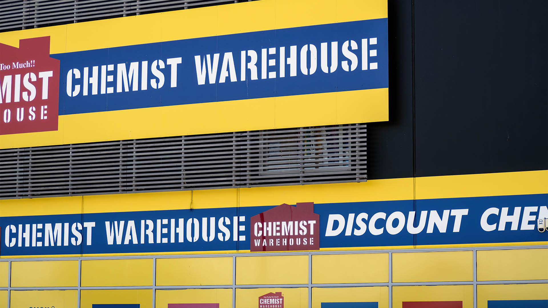 Chemist Warehouse store front in Pakuranga. Auckland, New Zealand - February 8, 2024