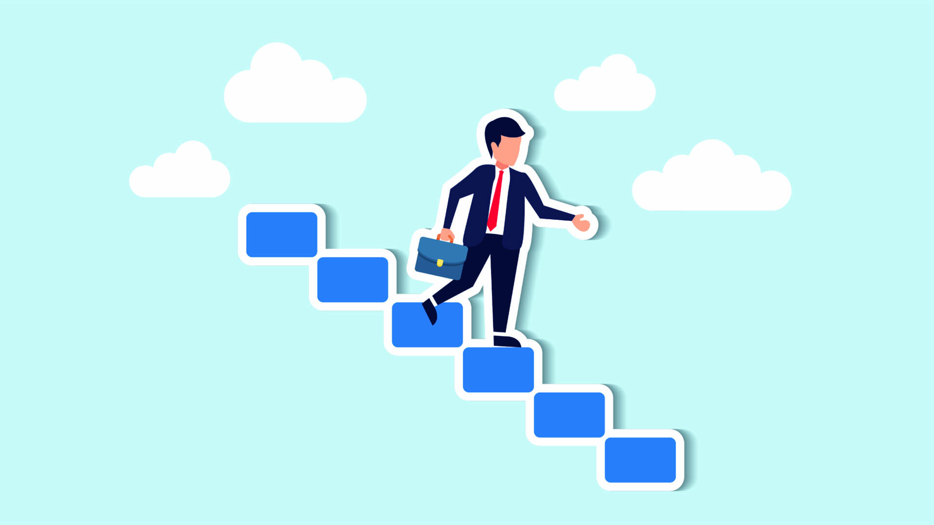 Resign as CEO, retire from career concept, success businessman stepping down the stair after achieve all goals in his life.