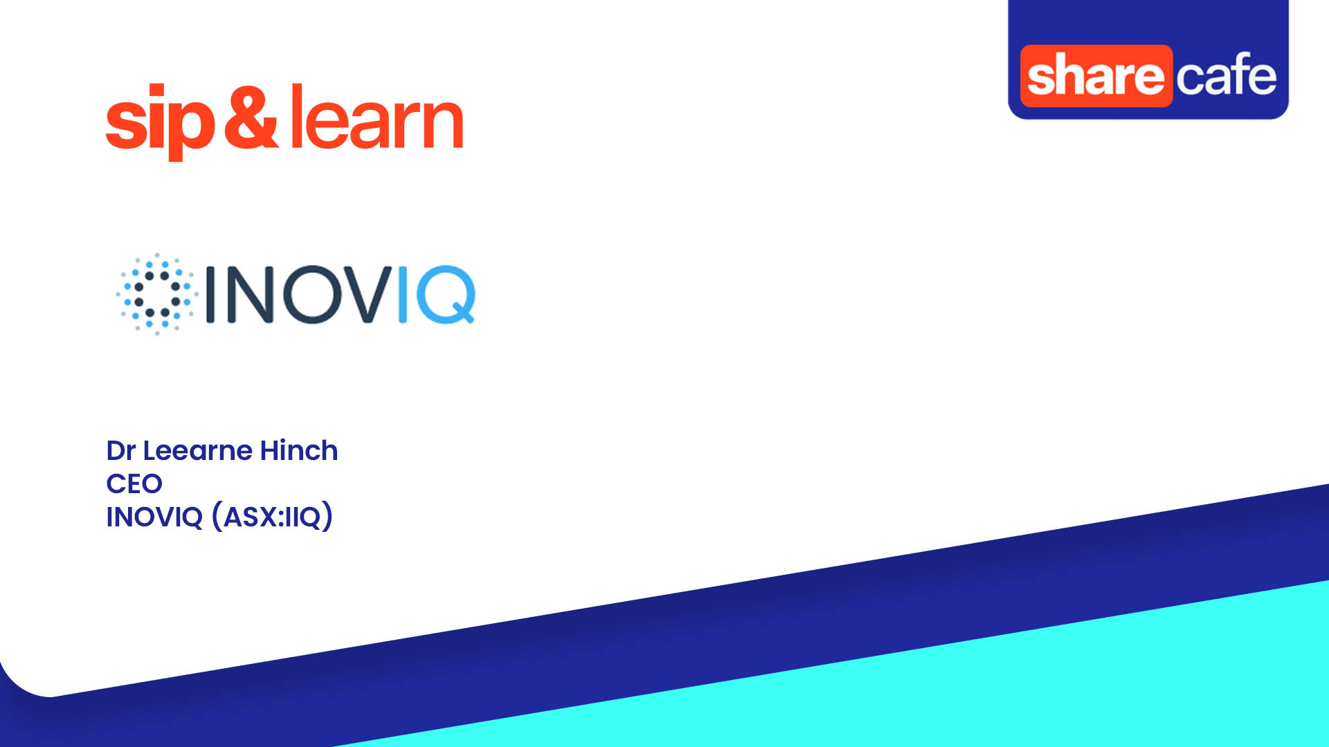 INOVIQ (ASX:IIQ) – Webinar Presentation